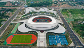 省運(yùn)會(huì)今日在樂開幕，這項(xiàng)精品工程，德勝助建！