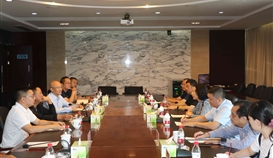 樂山市委常委、統(tǒng)戰(zhàn)部部長郭捷一行到德勝釩鈦調(diào)研