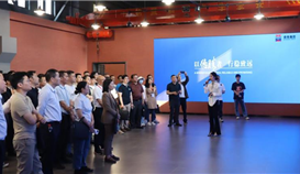 省機(jī)電冶煤系統(tǒng)勞模工匠培訓(xùn)班學(xué)員走進(jìn)德勝釩鈦參觀交流